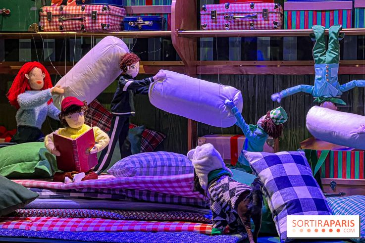 Les vitrines de Noël 2024 du Printemps Haussmann avec Juliette Binoche - image00039