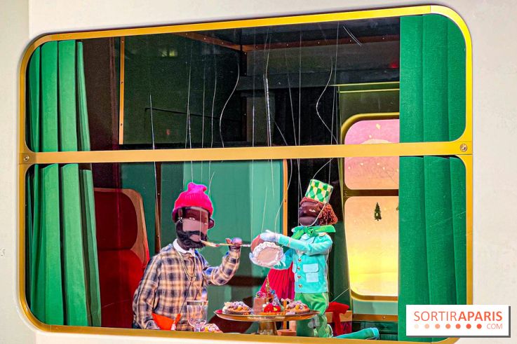 Les vitrines de Noël 2024 du Printemps Haussmann avec Juliette Binoche - image00006