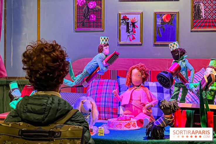 Les vitrines de Noël 2024 du Printemps Haussmann avec Juliette Binoche - image00011