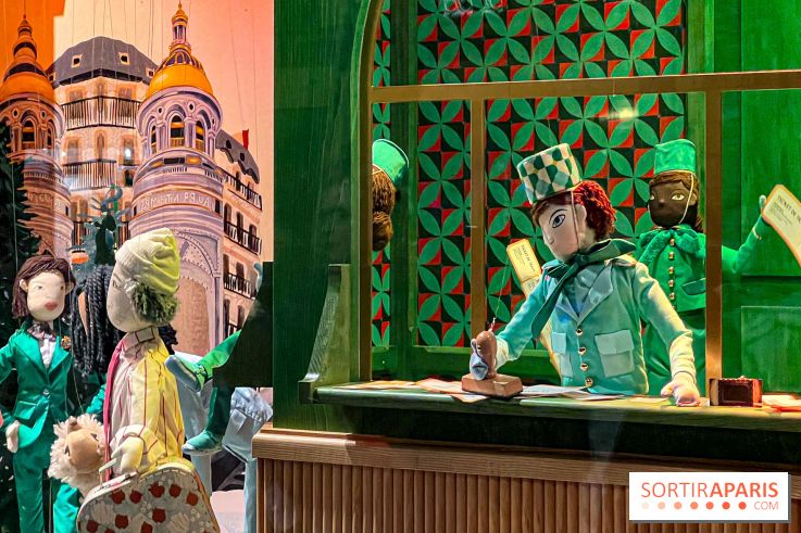 Les vitrines de Noël 2024 du Printemps Haussmann avec Juliette Binoche - image00017