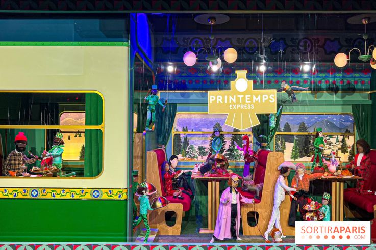 Les vitrines de Noël 2024 du Printemps Haussmann avec Juliette Binoche - image00019