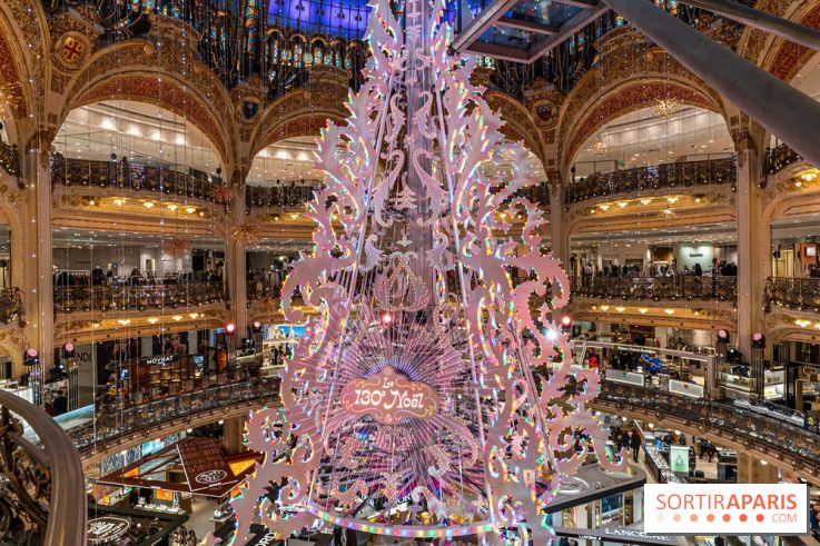 Le sapin de Noël des Galeries Lafayette 2024