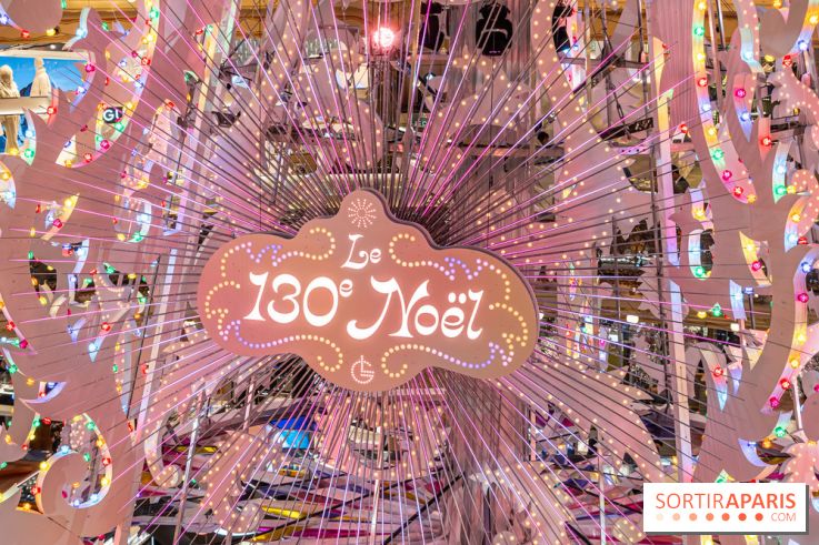Le sapin de Noël des Galeries Lafayette 2024