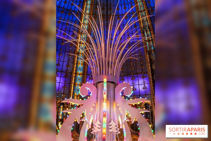Le sapin de Noël des Galeries Lafayette 2024