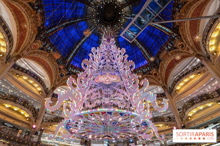 Le sapin de Noël des Galeries Lafayette 2024