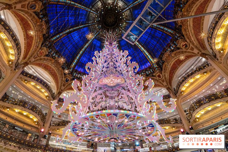 Le sapin de Noël des Galeries Lafayette 2024