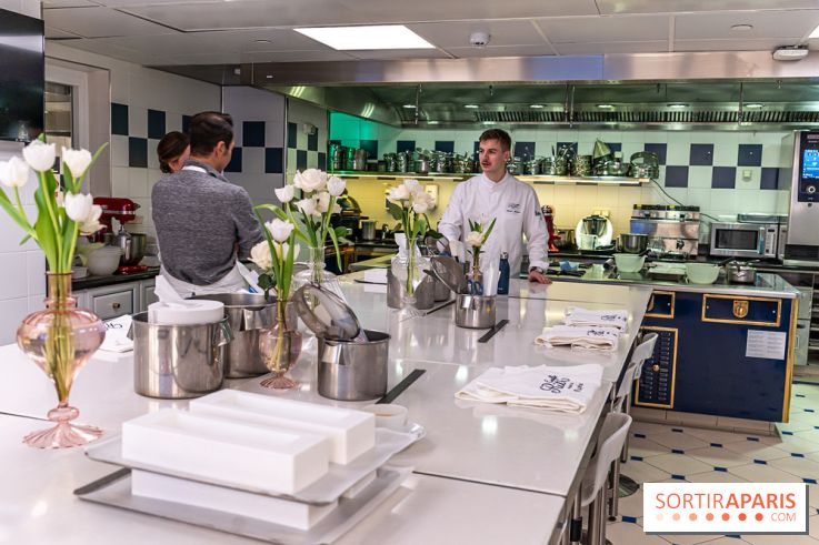 Cours de cuisine au Ritz : la bûche de Noël 2024 -  A7C6203