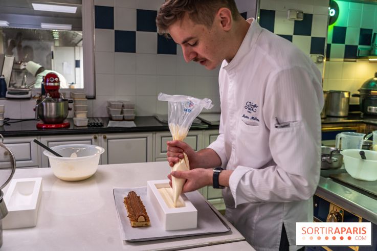 Cours de cuisine au Ritz : la bûche de Noël 2024 -  A7C6214