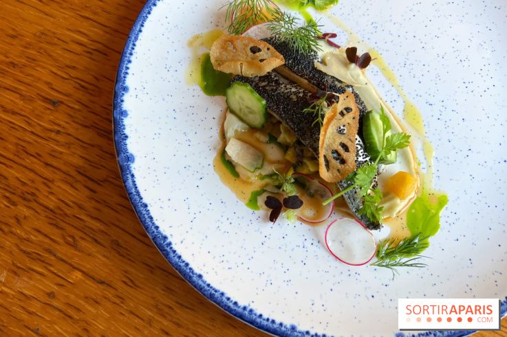 Fugue Restaurant - Sardines grillées au pavot bleu