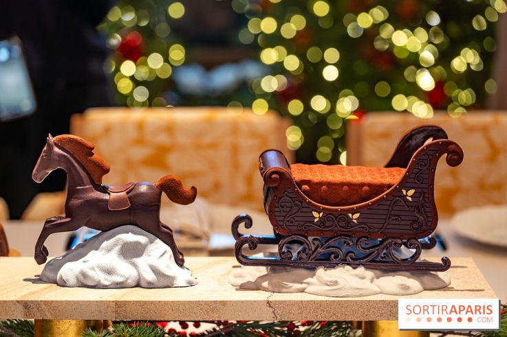 La Bûche de Noël 2024 et créations de Fête du Cheval Blanc par Maxime Frédéric et son équipe