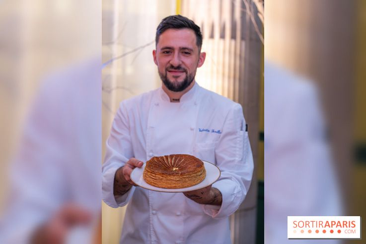 La bûche de Noël du Westin Paris-Vendôme 2024 et galette des Rois 2025 par Valentin Sevilla - photos -  A7C7122