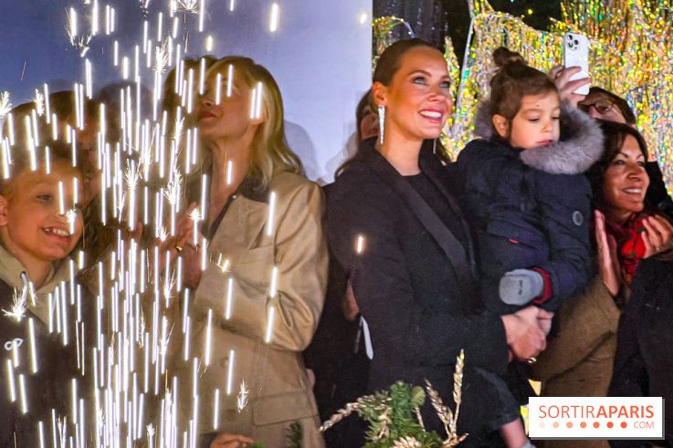 Les illuminations de Noël 2024 du Faubourg Saint Honoré avec Emmanuelle Béart - 2
