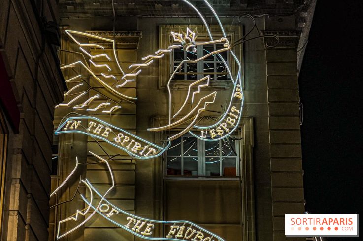 Les illuminations de Noël 2024 du Faubourg Saint Honoré avec Emmanuelle Béart - 2