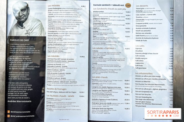 Osmossi par la maison Mavrommatis, le restaurant grec Paris 16e - carte - menu