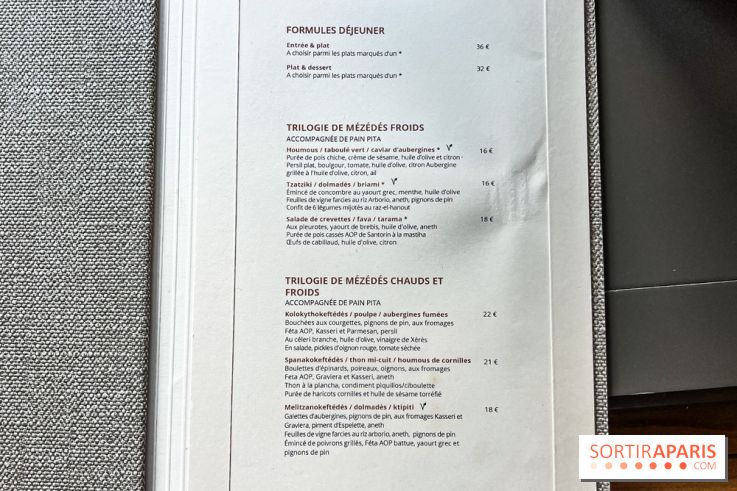 Osmossi par la maison Mavrommatis, le restaurant grec Paris 16e - carte - menu