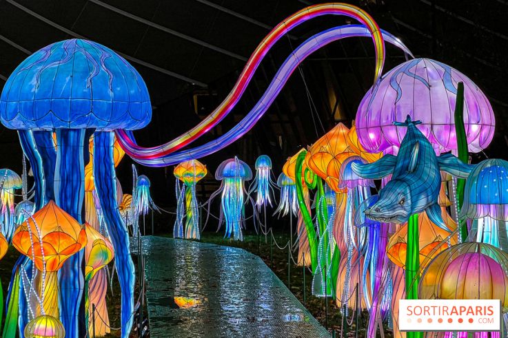 Festival des Lanternes 2024 : le bal des dinosaures, le parcours lumineux du Jardin d'Acclimatation - visuel