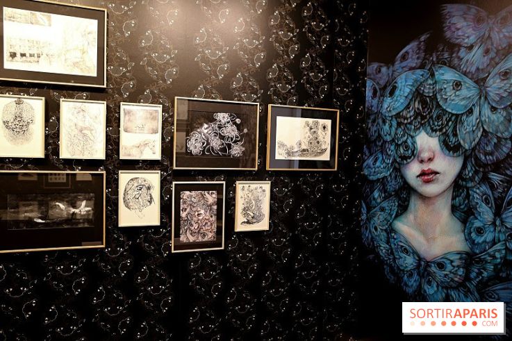 Benjamin Lacombe à la Galerie Gallimard, nos photos - bis