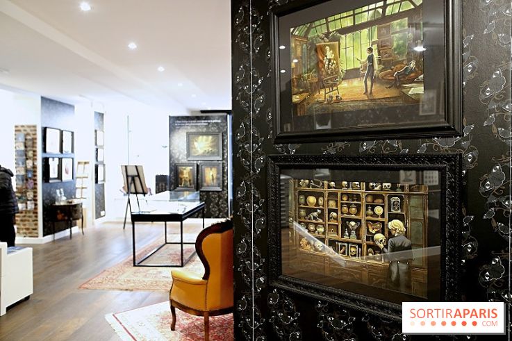 Benjamin Lacombe à la Galerie Gallimard, nos photos - bis