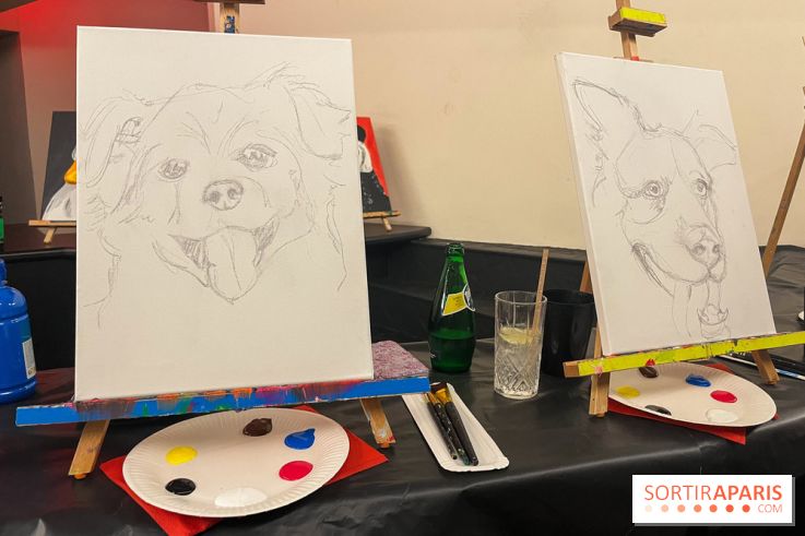 Paint your pet, l'atelier créatif pour peindre votre animal de compagnie - nos photos