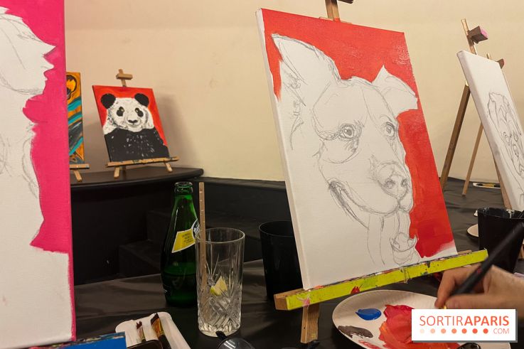 Paint your pet, l'atelier créatif pour peindre votre animal de compagnie - nos photos
