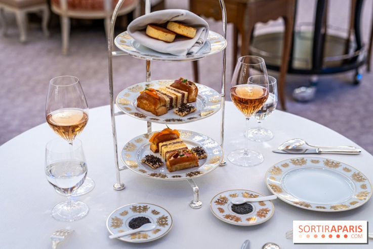 Le tea time Impérial de Noël du Ritz Paris, l'expérience exceptionnelle - les photos -  Caviar et blinis Sandwichs et bouchées salées