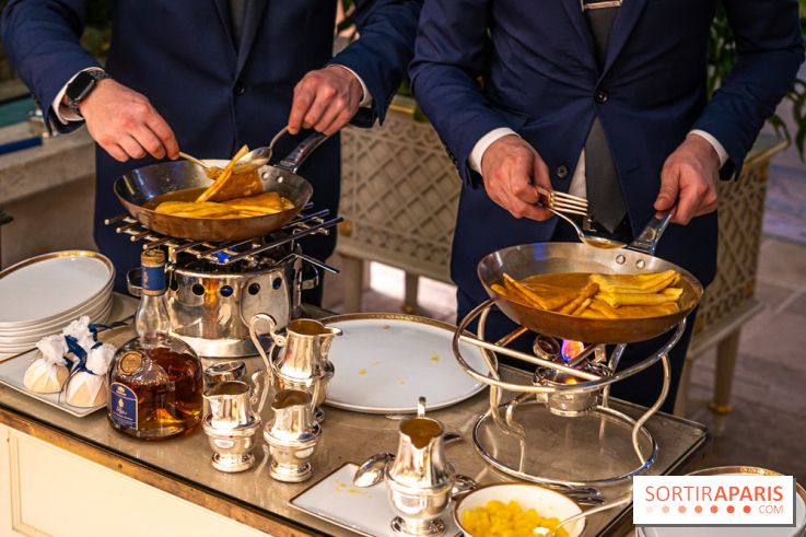 Le tea time Impérial de Noël du Ritz Paris, l'expérience exceptionnelle - les photos -  crêpes Suzette 