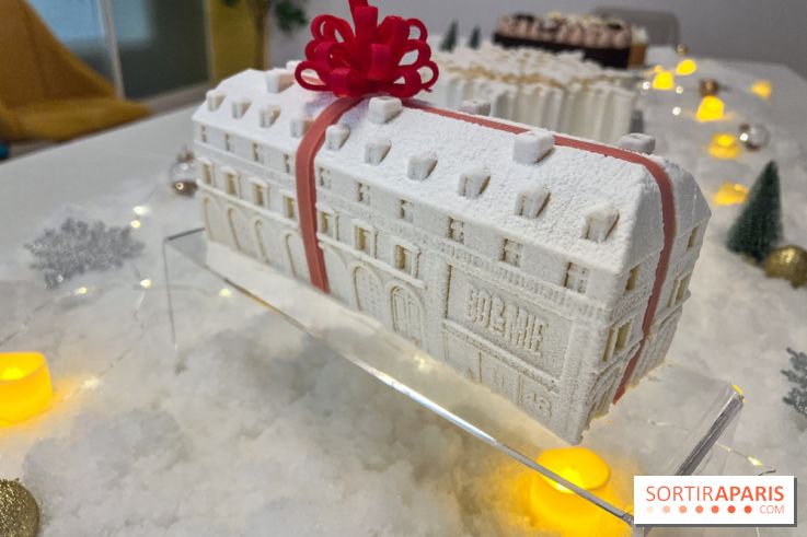 Bûches de Noël 2024 Bo&Mie - Un flocon à Paris