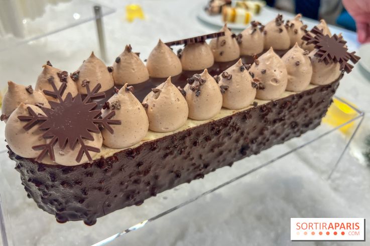 Bûches de Noël 2024 Bo&Mie - Flocon Cacao