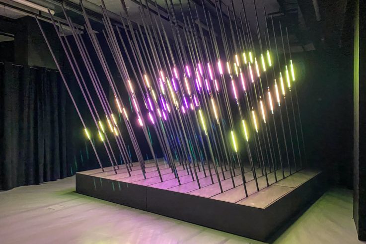Pulse : nos photos de l'exposition immersive son et lumière à la Gaité Lyrique