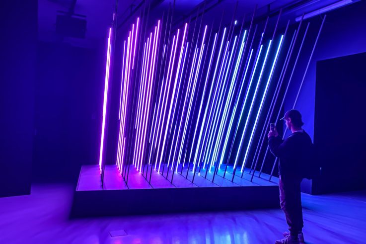 Pulse : nos photos de l'exposition immersive son et lumière à la Gaité Lyrique