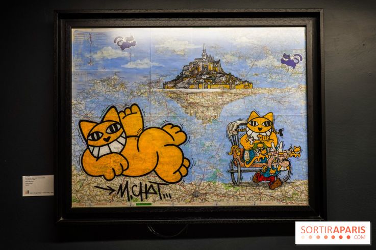 M. Chat, nos photos de son expo à la Galerie Brugier-Rigail