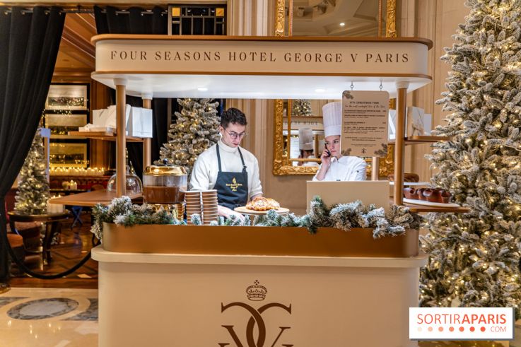 Le salon de thé de Noël du George V pour une pause gourmande - les photos  -  Christmas Corner