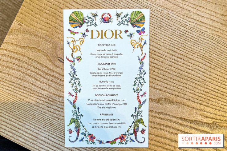 Le café éphémère Dior pour Noël 2024