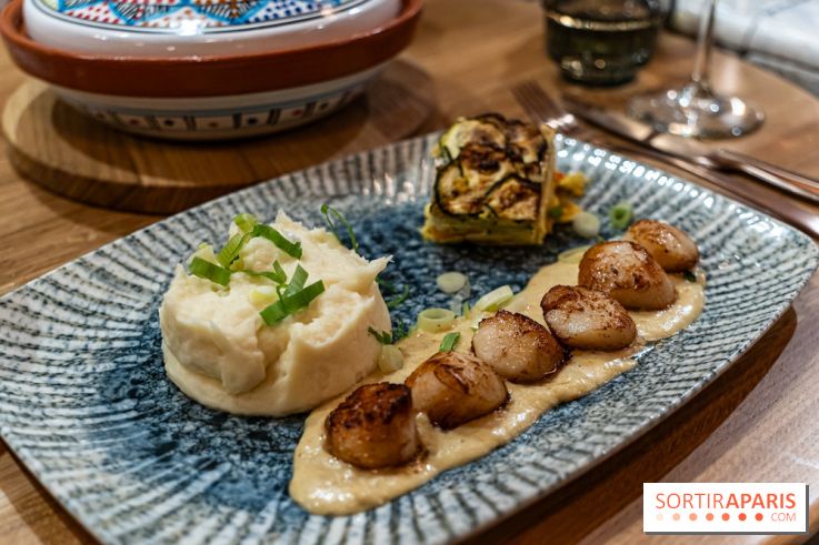 Inalis, le restaurant bistronomique à Fontainebleau - Seine-et-Marne 77 - Photos -  Saint-Jacques et purée de panais