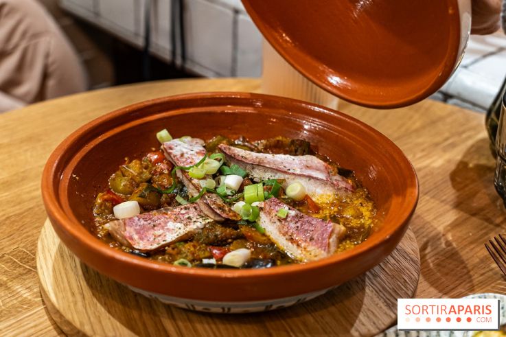 Inalis, le restaurant bistronomique à Fontainebleau - Seine-et-Marne 77 - Photos -  Filets de rouget fumés cuits en tajine, sur lit de ratatouille et semoule aux parfums berbères