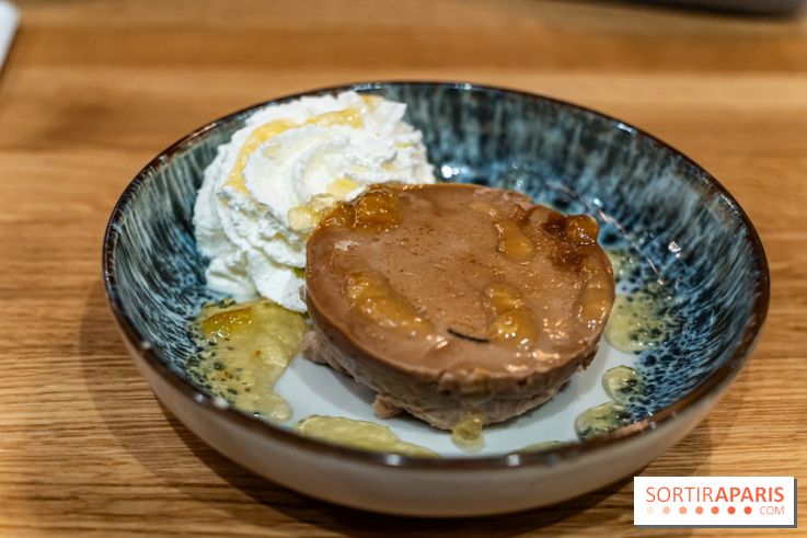 Inalis, le restaurant bistronomique à Fontainebleau - Seine-et-Marne 77 - Photos -  Flan à la crème de marron, marmelade de clémentine au vinaigre de Calamansi