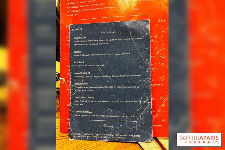 Inalis, le restaurant bistronomique à Fontainebleau - Seine-et-Marne 77 - Photos - carte cocktails
