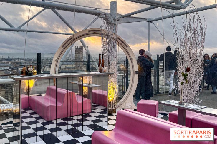 Bulle de rêves : la terrasse d'hiver du restaurant George au sommet du Centre Pompidou