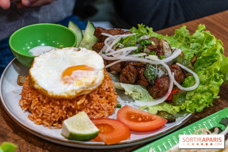 Mây Hồng, le restaurant vietnamien du 111 avenue d'Ivry Paris 13e -  boeuf loc lac