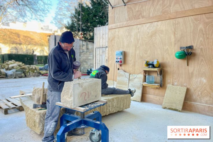 Chantier de reconstruction de la flèche de Saint-Denis  - IMG 8171