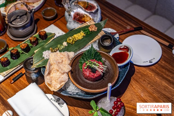 Pink Koï Paris - restaurant japonais - beef tartare