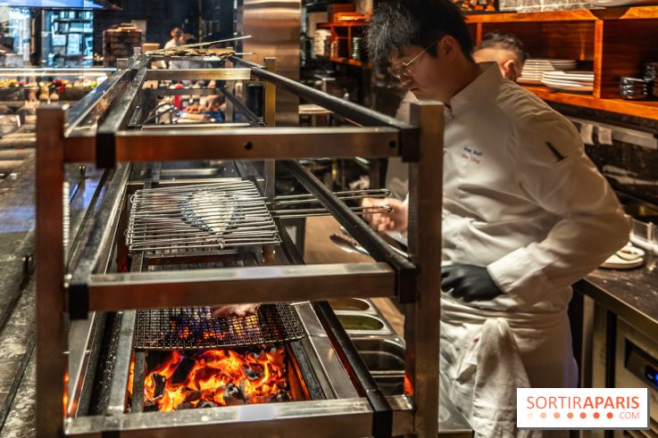 Pink Koï Paris - restaurant japonais -  Robata - chef Shu Ding