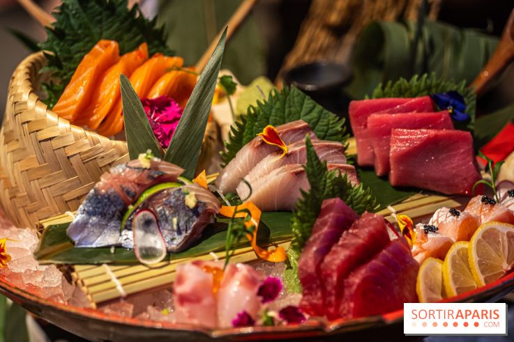 Pink Koï Paris - restaurant japonais -  sashimis