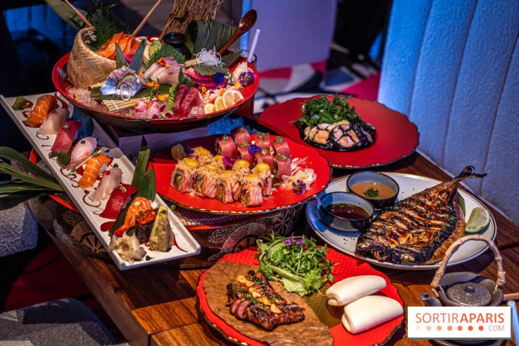 Pink Koï Paris - restaurant japonais -  table 