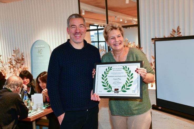 Les Lauriers du Cinéma 2025 - Lauriers du Cinema Sophie Dulac et Nicolas Schaller copyright Laurent Benhamou