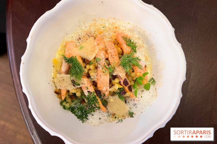 L'Almanach Montmartre - Fregola sarda saumon