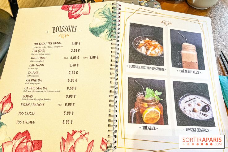 Chez An - Au coin du Vietnam, restaurant vietnamien du 14e à Paris - carte - menu