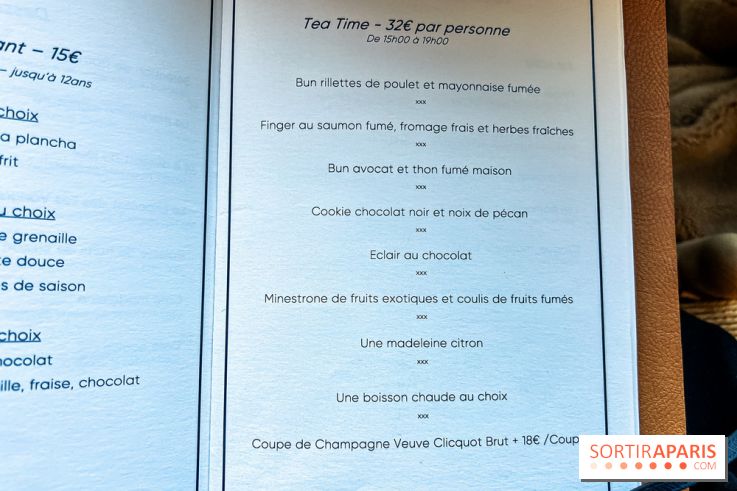 Le tea time abordable du Printemps par Bryan Esposito et Xavier Pistol - carte - menu