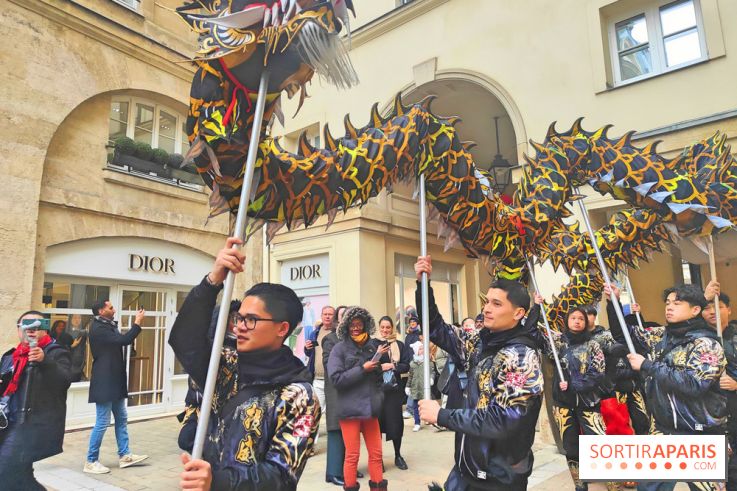 Défilé du Nouvel An Lunaire-Chinois Faubourg Saint-Honoré  - fotor 1738761941191