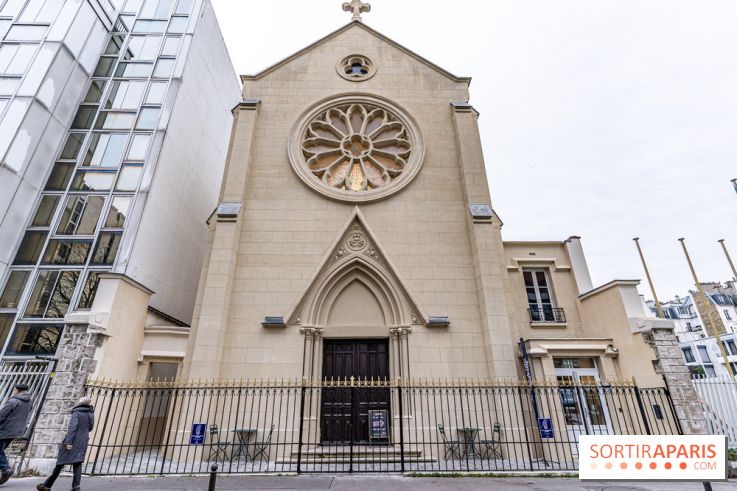 Climbing District Sèvres-Lecourbe, la salle d'escalade dans l'ancienne église Sainte-Rita dans le 15e -  A7C2046